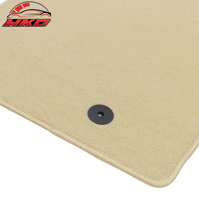 Fits 21-26 Nissan Rogue Beige Nylon Floor Mats Custom Carpets Liners Front &Rear