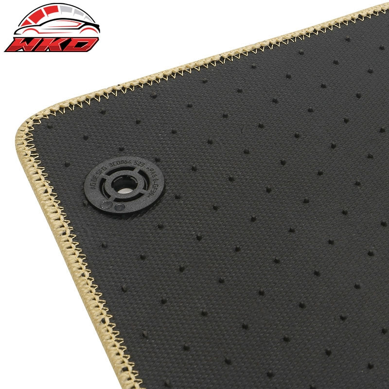 Fits 21-26 Nissan Rogue Beige Nylon Floor Mats Custom Carpets Liners Front &Rear