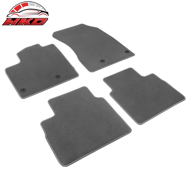 Fits 21-26 Nissan Rogue Gray Nylon Floor Mats Custom Carpets Liners Front & Rear