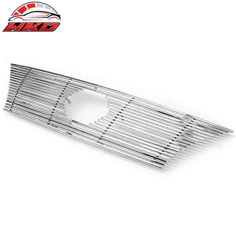 Fits 2013-2015 Nissan Sentra Billet Style Front Grille Chrome Stainless Steel