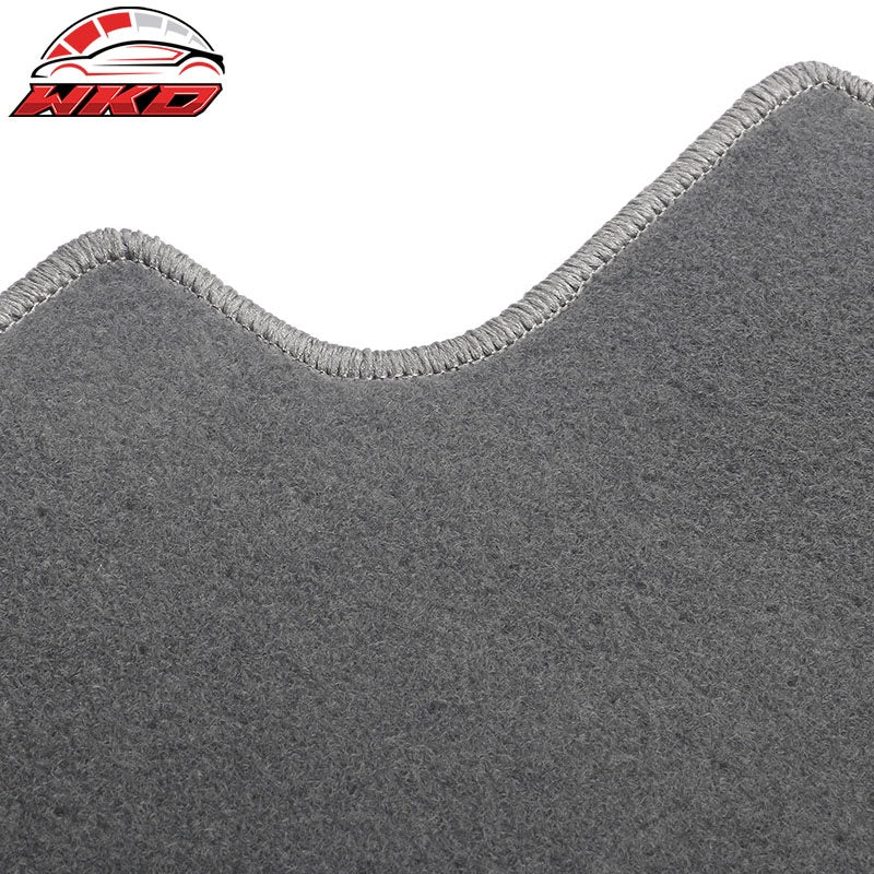 Fits 13-19 Nissan Sentra Gray Nylon Floor Mats Front Rear Carpets Liner Guard