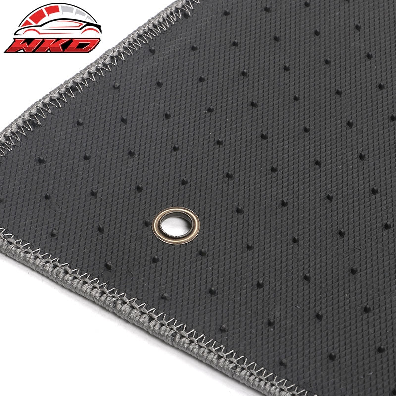 Fits 13-19 Nissan Sentra Gray Nylon Floor Mats Front Rear Carpets Liner Guard