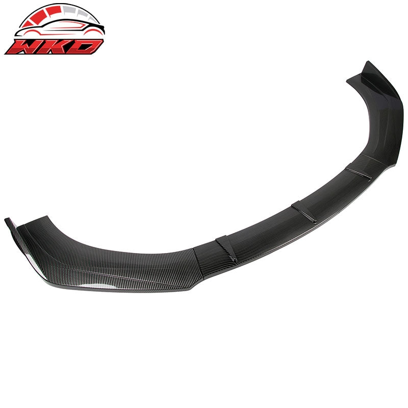 For 13-22 Nissan Sentra Front Bumper Lip Spoiler 3PC Splitter Carbon Fiber Print