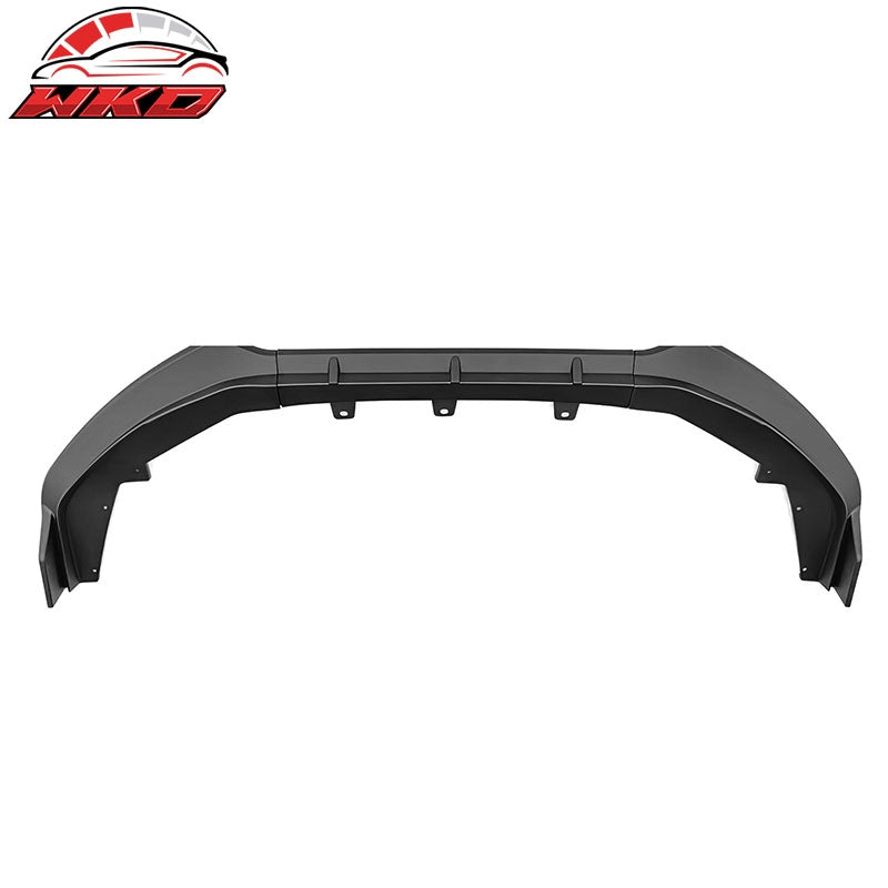 Fits 24-25 Nissan Sentra IKON Style Front Bumper Lip Spoiler PP Matte Black 3PCS