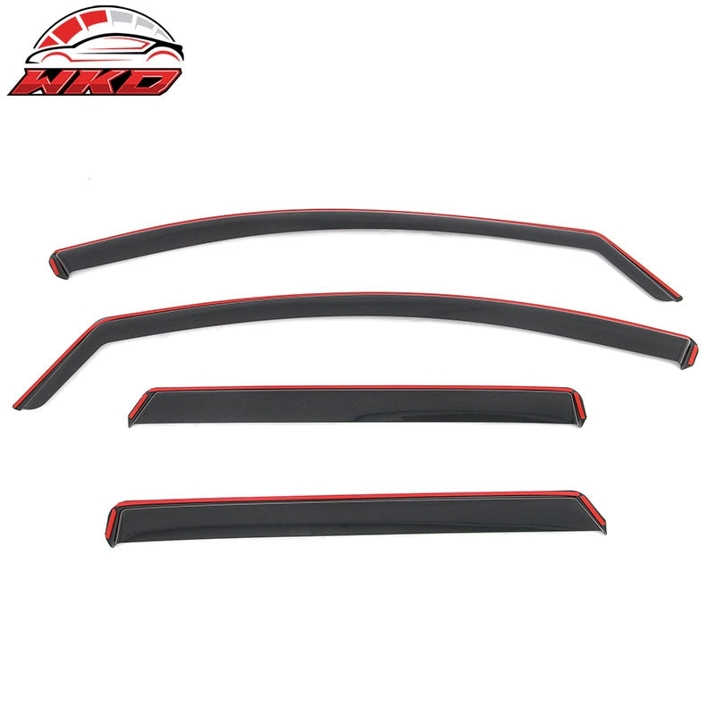 Fits 20-25 Nissan Sentra In-Channel Window Visors Vent Sun Rain Guards Deflector