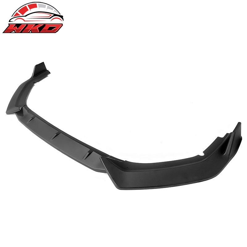 Fits 20-23 Nissan Sentra Sedan IKON 3PC Front Bumper Lip Splitter PP Matte Black