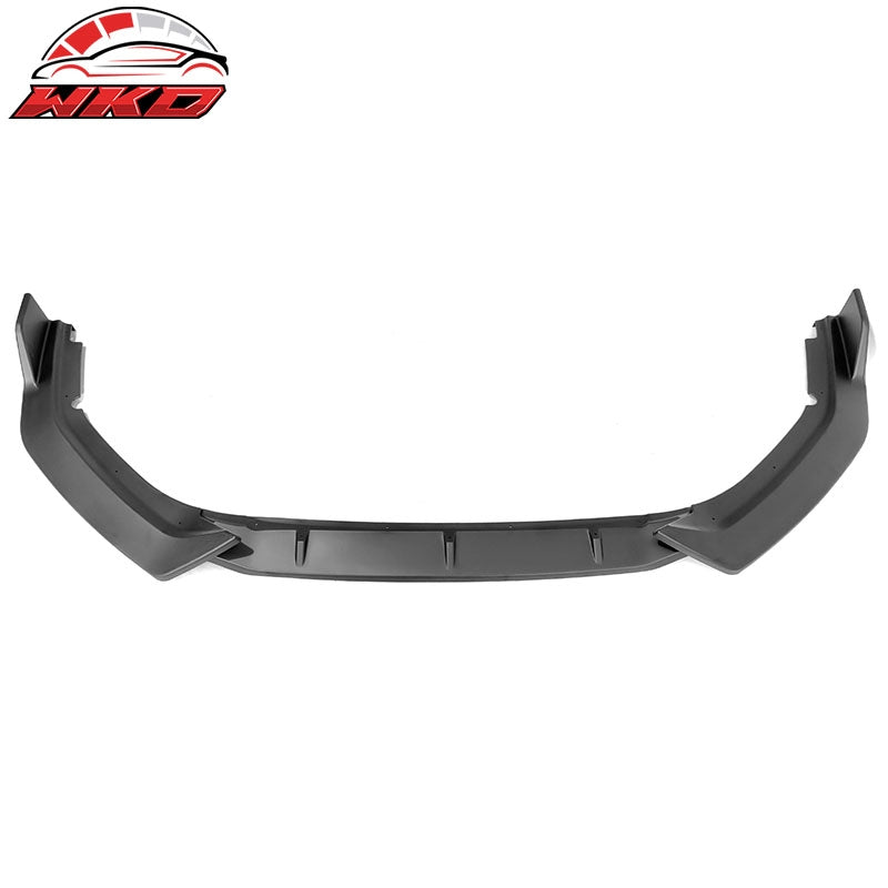 Fits 20-23 Nissan Sentra Sedan IKON 3PC Front Bumper Lip Splitter PP Matte Black