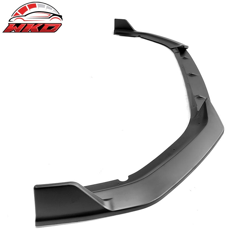 Fits 20-23 Nissan Sentra Sedan IKON 3PC Front Bumper Lip Splitter PP Matte Black