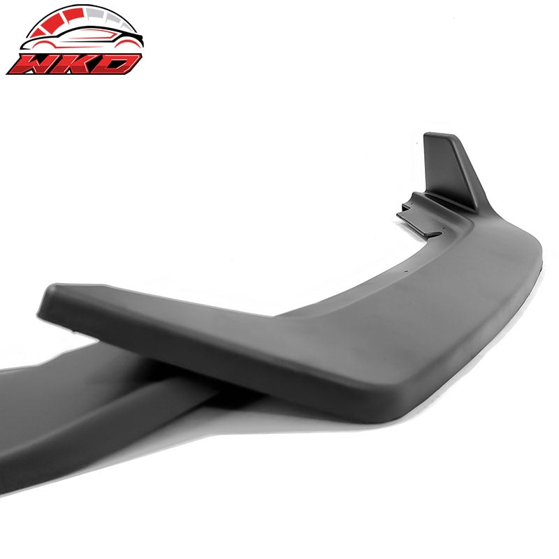Fits 20-23 Nissan Sentra Sedan IKON 3PC Front Bumper Lip Splitter PP Matte Black