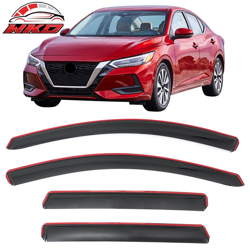Wholesale For 20-25 Nissan Sentra Sedan In-Channel Window Visors Sun Rain Guard Deflector