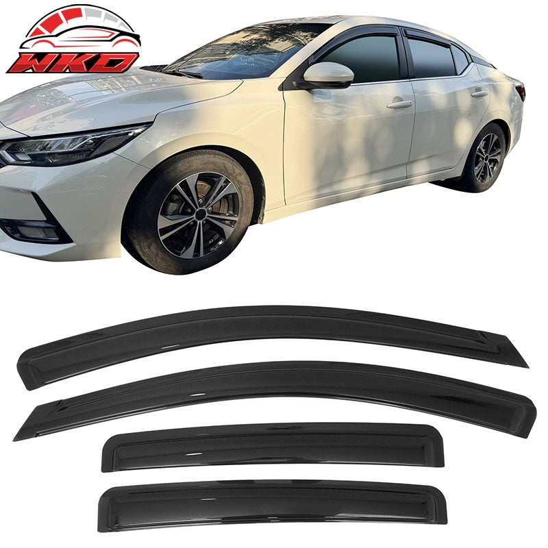 Wholesale 20-25 Nissan Sentra 4PCS Window Visors Smoke Acrylic Side Rain Deflectors