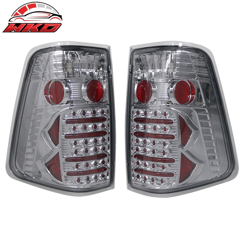 Wholesale 04-15 Nissan Titan RH LH Tail Lights Rear Brake Lamps Chrome W/Smoke Lens