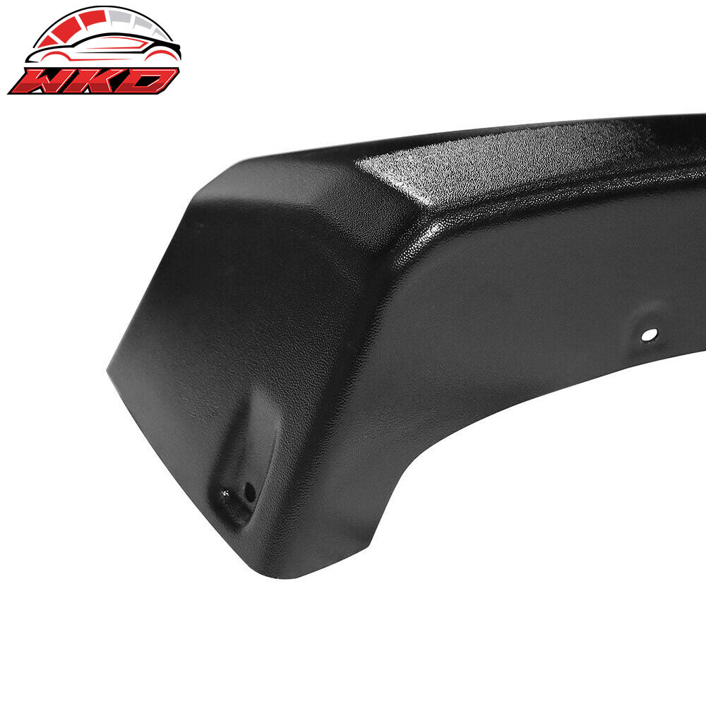 Fits 16-19 Nissan Titan XD Pocket Style Fender Flare 4PC Textured Black - ABS