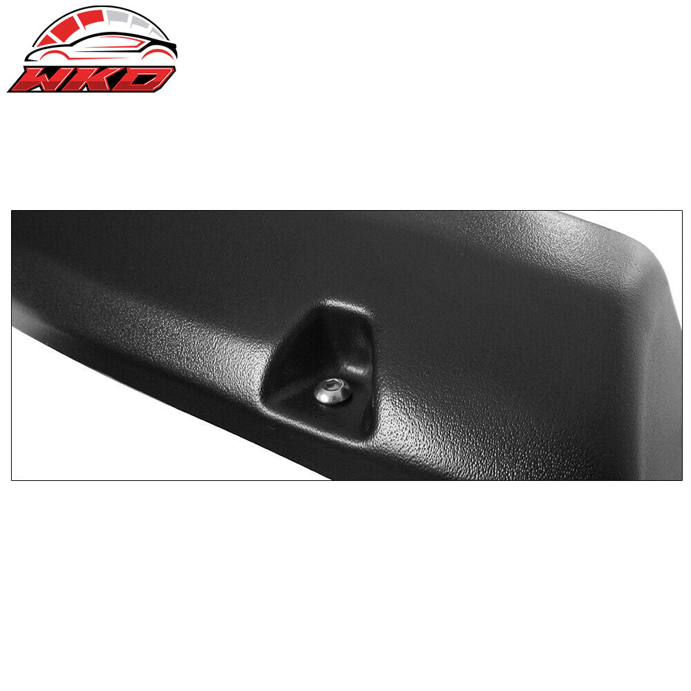 Fits 16-19 Nissan Titan XD Pocket Style Fender Flare 4PC Textured Black - ABS