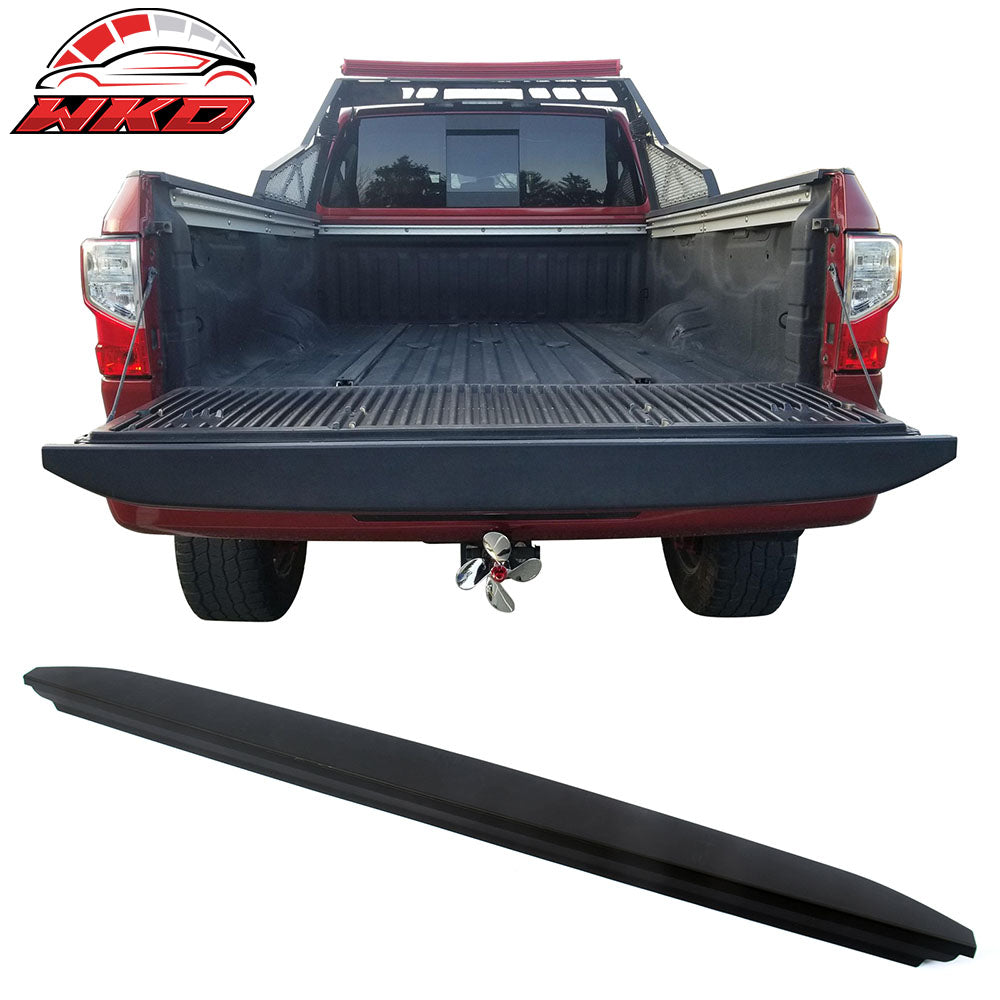 Fits 16-24 Nissan Titan & Titan XD Tailgate Molding Cap Protector Spoiler Cover