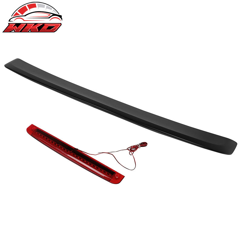 Fits 16-23 Nissan Maxima 8th A36 OE Style Trunk Spoiler W/LED Brake Unpainted