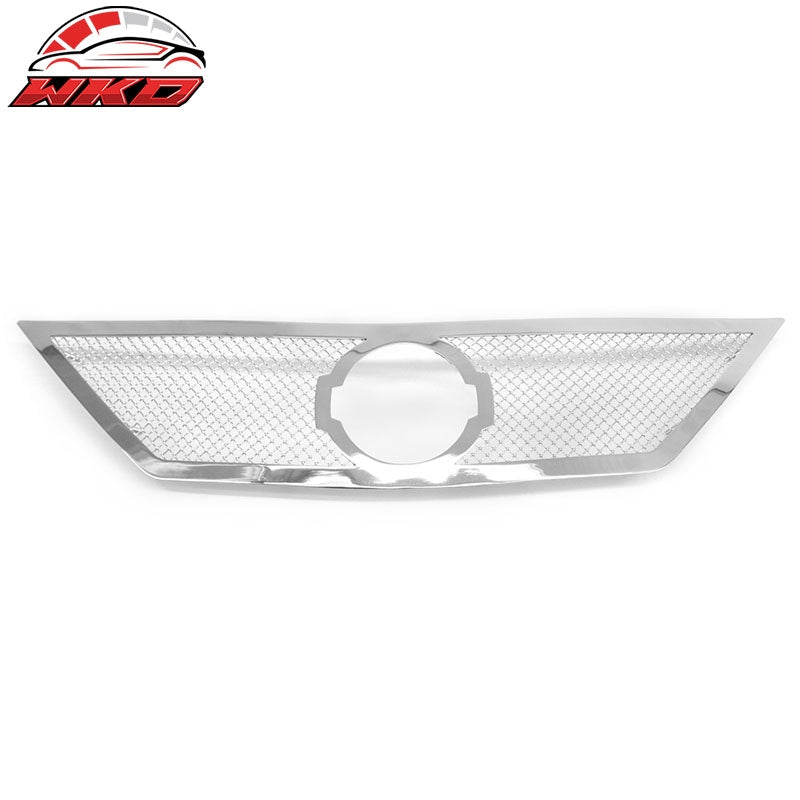 Wholesale 12-14 Nissan Versa Mesh Style Front Bumper Hood Upper Grille Steel Chrome