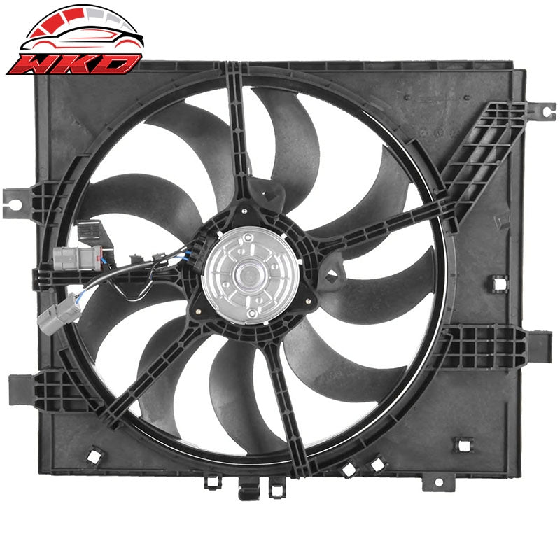Fits 12-19 Nissan Versa& Versa Note AT 1.6L CVT Radiator Cooling Fan Assembly