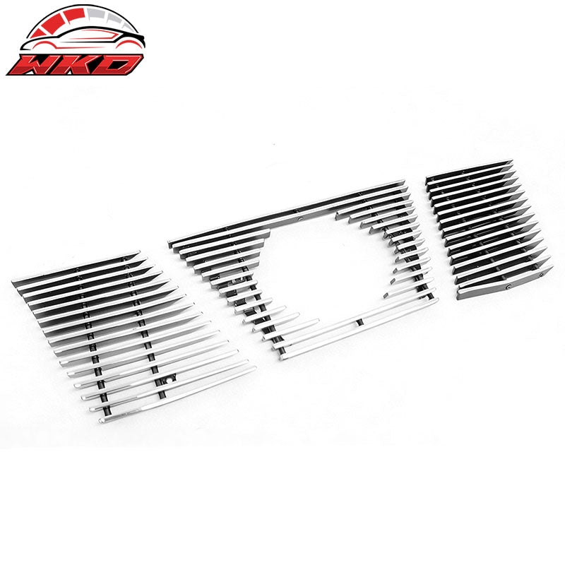 Fits 05-08 Nissan Xterra Chrome Horizontal Style Front Grille Stainless Steel