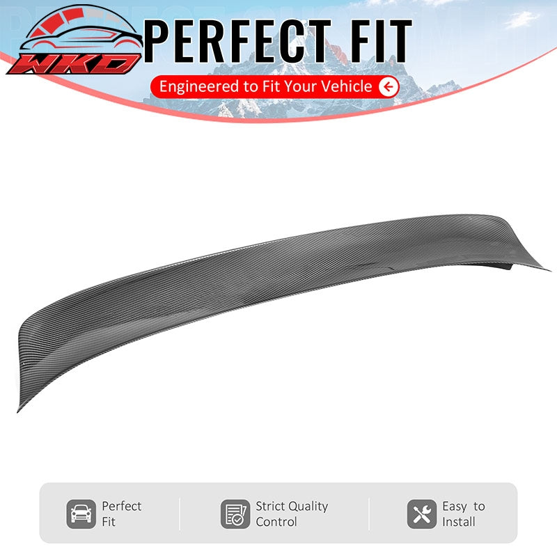 Fits 23-26 Nissan Z 400Z Duckbill Trunk Spoiler Carbon Fiber Print Rear Wing ABS