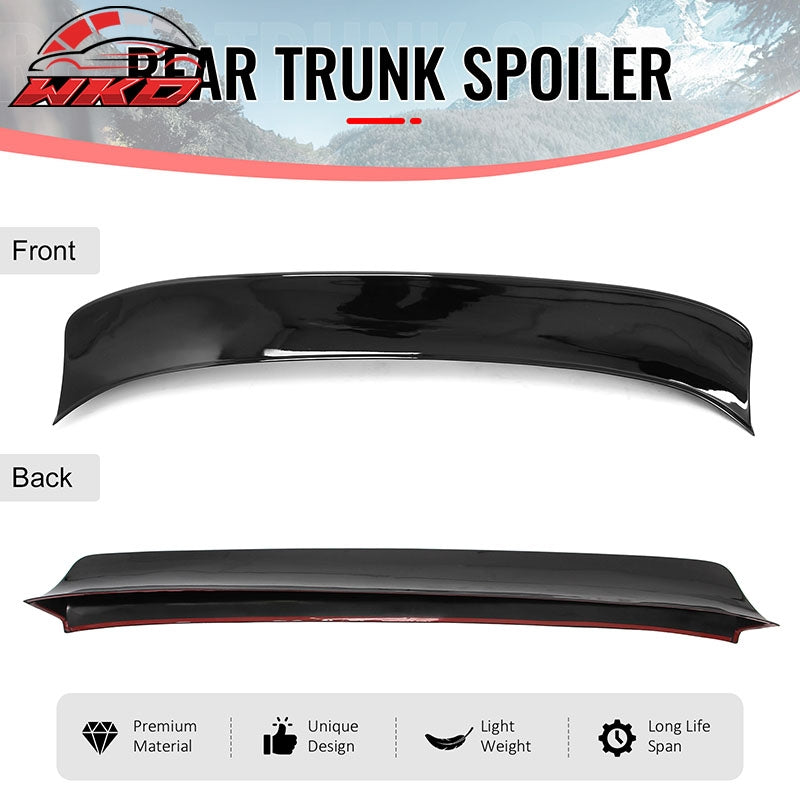 Fits 23-26 Nissan Z 400Z Duckbill Style Trunk Spoiler Gloss Black Rear Wing ABS