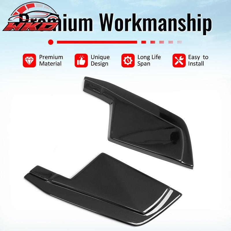 For 23-26 Nissan Z 400Z Gloss Black V Style Rear Bumper Side Corner Aprons Cap