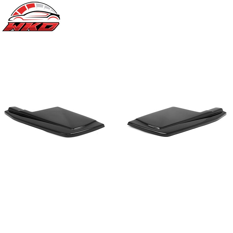 For 23-26 Nissan Z 400Z Gloss Black V Style Rear Bumper Side Corner Aprons Cap