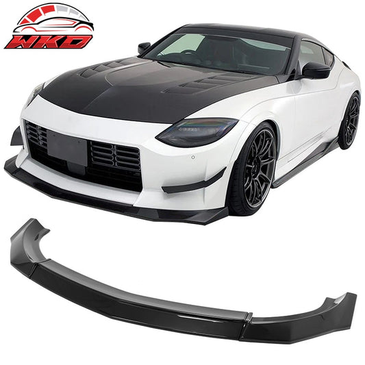 Wholesale For 23-26 Nissan Z 400Z IKON Style Front Bumper Lip Chin Spoiler Gloss Black ABS - Wikond Auto