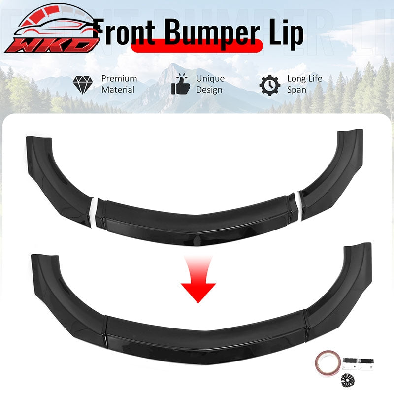 Wholesale For 23-26 Nissan Z 400Z IKON Style Front Bumper Lip Chin Spoiler Gloss Black ABS - Wikond Auto