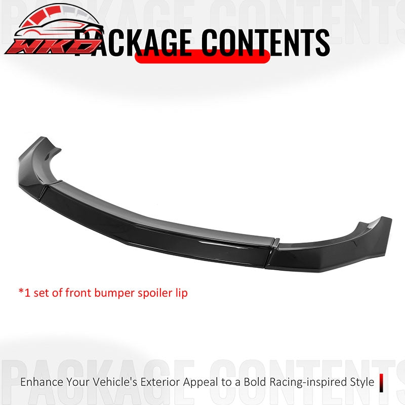Wholesale For 23-26 Nissan Z 400Z IKON Style Front Bumper Lip Chin Spoiler Gloss Black ABS - Wikond Auto