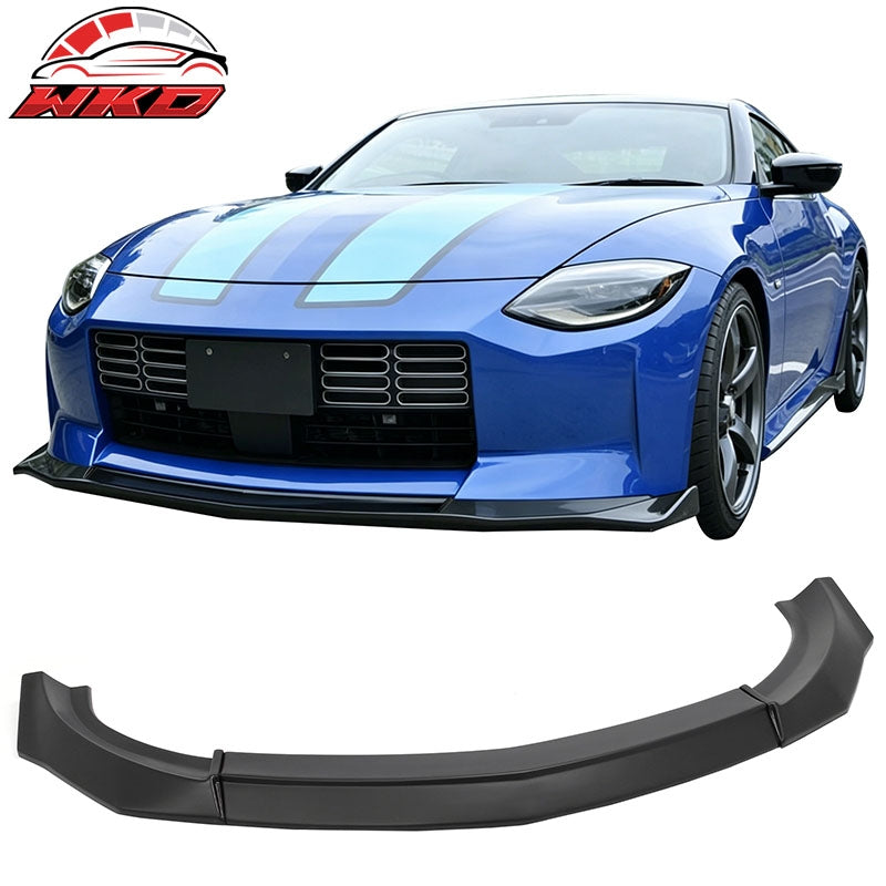 Wholesale For 23-26 Nissan Z 400Z IKON Style Front Bumper Lip Chin Spoiler Matte Black ABS - Wikond Auto