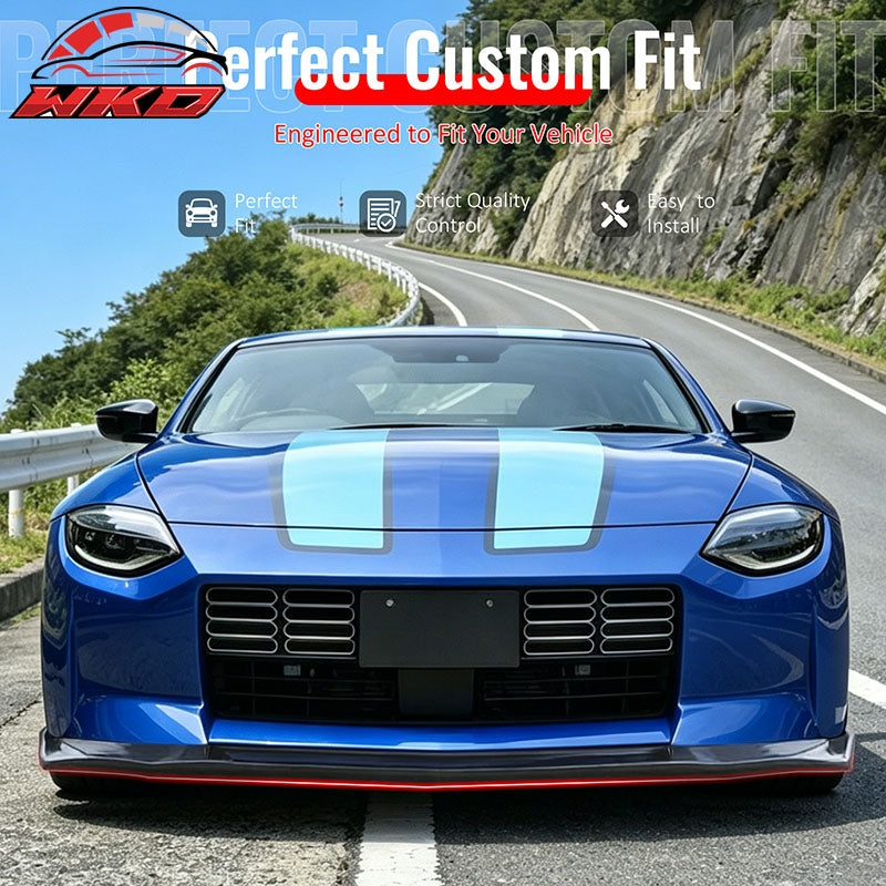 Wholesale For 23-26 Nissan Z 400Z IKON Style Front Bumper Lip Chin Spoiler Matte Black ABS - Wikond Auto