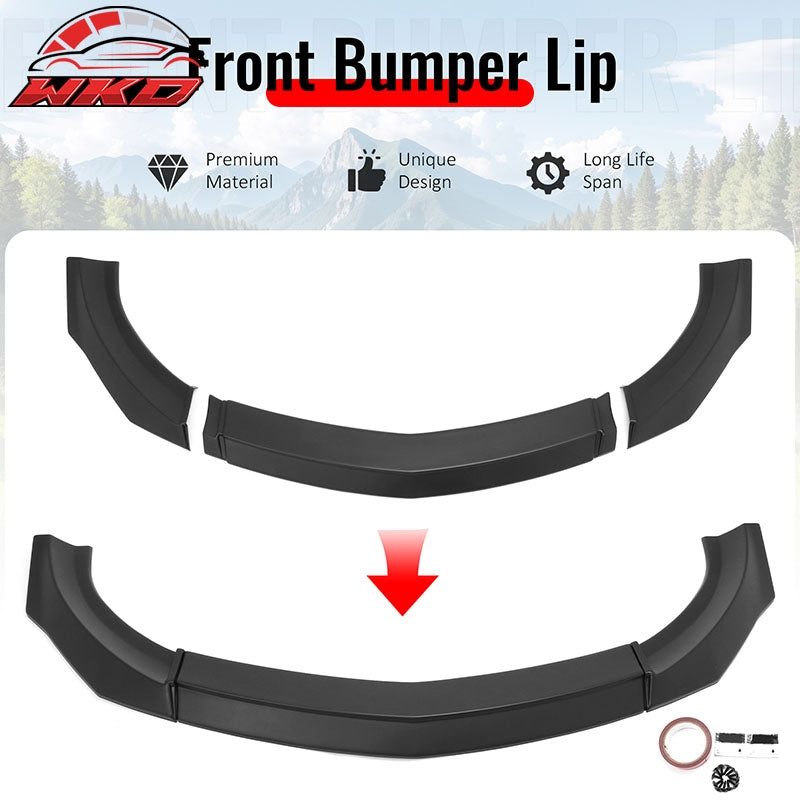 Wholesale For 23-26 Nissan Z 400Z IKON Style Front Bumper Lip Chin Spoiler Matte Black ABS - Wikond Auto