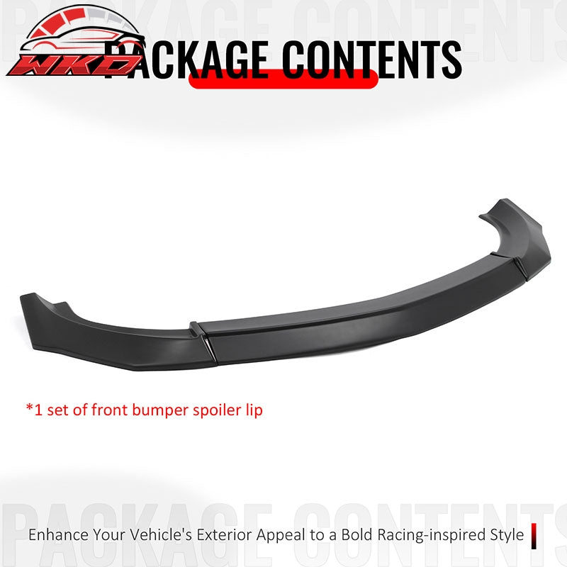 Wholesale For 23-26 Nissan Z 400Z IKON Style Front Bumper Lip Chin Spoiler Matte Black ABS - Wikond Auto