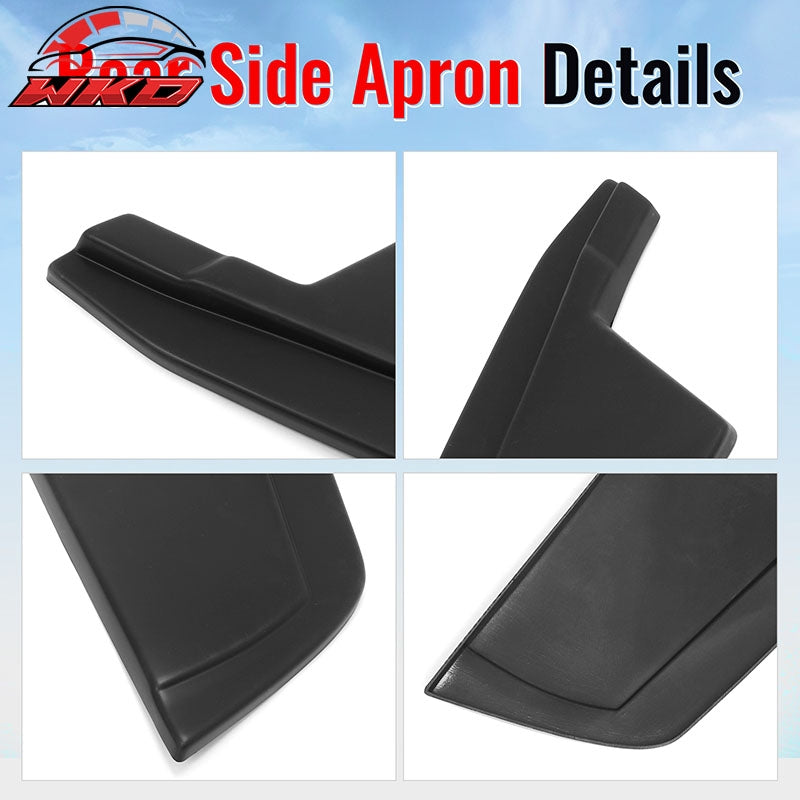 For 23-26 Nissan Z 400Z Matte Black V Style Rear Bumper Side Corner Aprons Cap