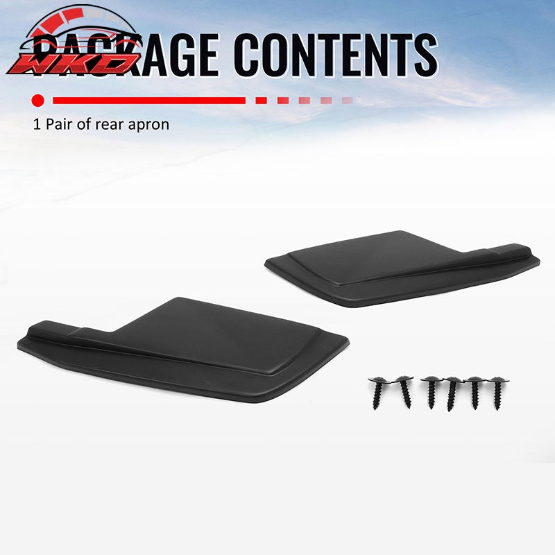 For 23-26 Nissan Z 400Z Matte Black V Style Rear Bumper Side Corner Aprons Cap