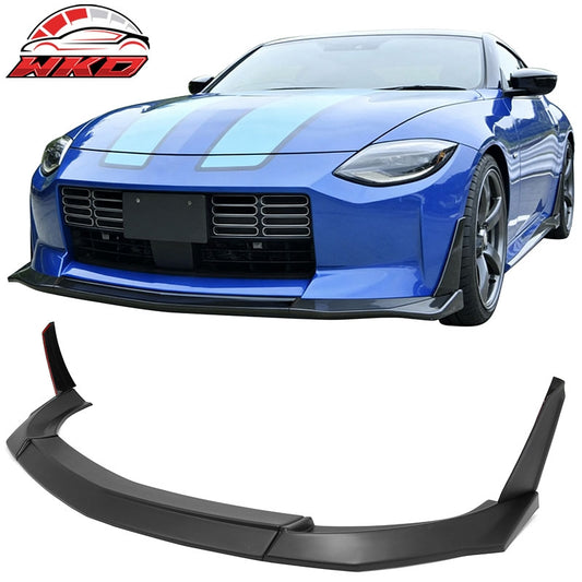 Wholesale For 23-26 Nissan Z VRS Front Bumper Lip Chin Spoiler W/ Winglet Matte Black ABS - Wikond Auto