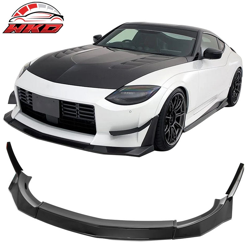 Wholesale For 23-26 Nissan Z VRS Front Bumper Lip Chin Spoiler W/ Winglet Gloss Black ABS