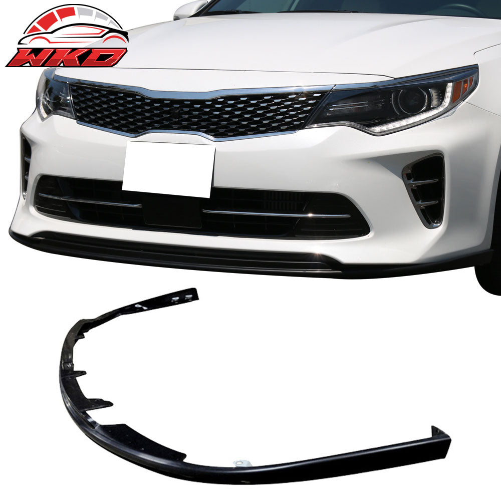 Fits 16 Kia Optima Front Bumper Lip Spoiler ST Style - Polypropylene
