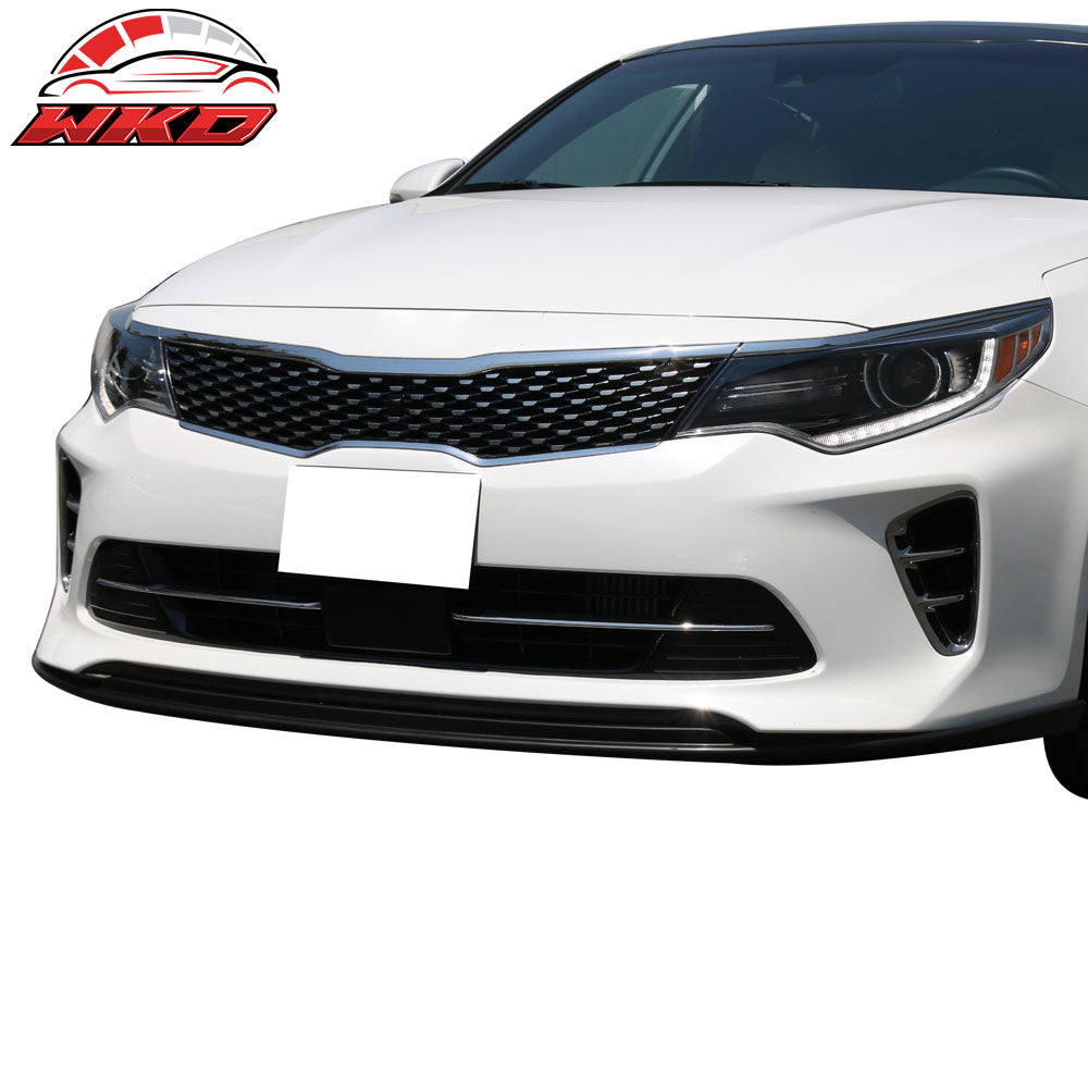 Fits 16 Kia Optima Front Bumper Lip Spoiler ST Style - Polypropylene