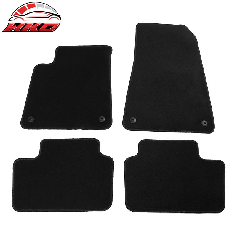 Wholesale 21-24 Polestar 2 Nylon Car Floor Mats Liner Black Front Rear Carpets 4PC