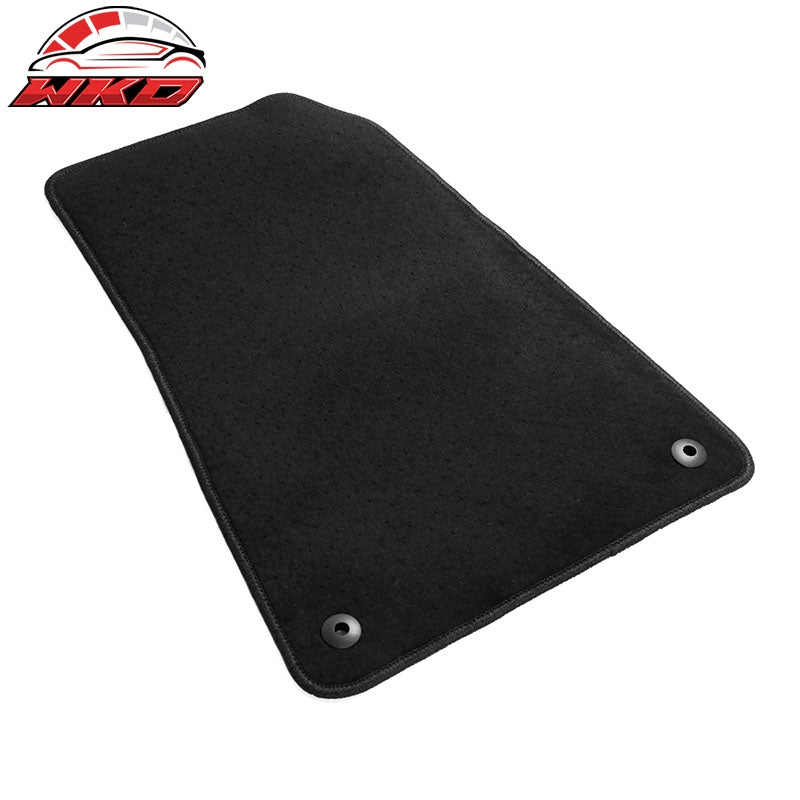 Fits 21-24 Polestar 2 Nylon Car Floor Mats Liner Black Front Rear Carpets 4PC