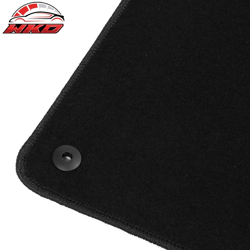 Fits 21-24 Polestar 2 Nylon Car Floor Mats Liner Black Front Rear Carpets 4PC