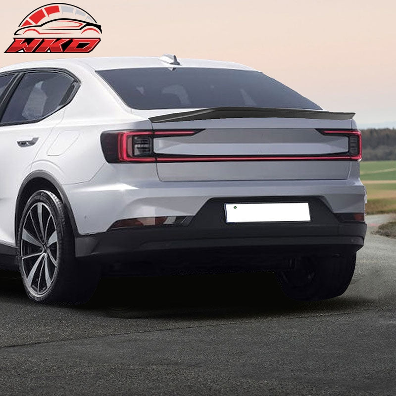 Fits 21-25 Polestar 2 X Style Duckbill Rear Trunk Lid Spoiler Wing Lip Unpainted