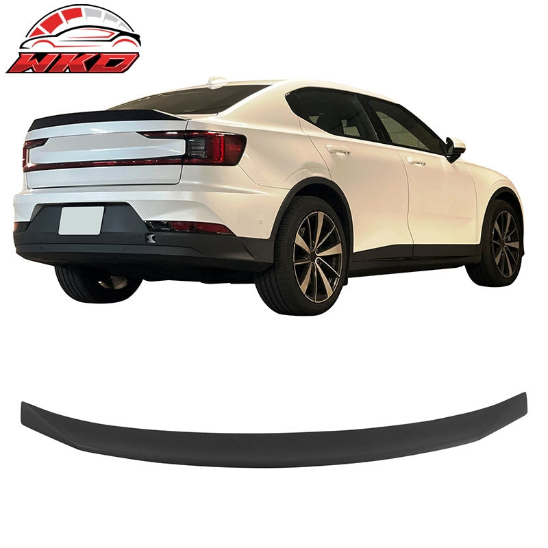 Fits 21-25 Polestar 2 X Style Duckbill Rear Trunk Lid Spoiler Wing Lip Unpainted