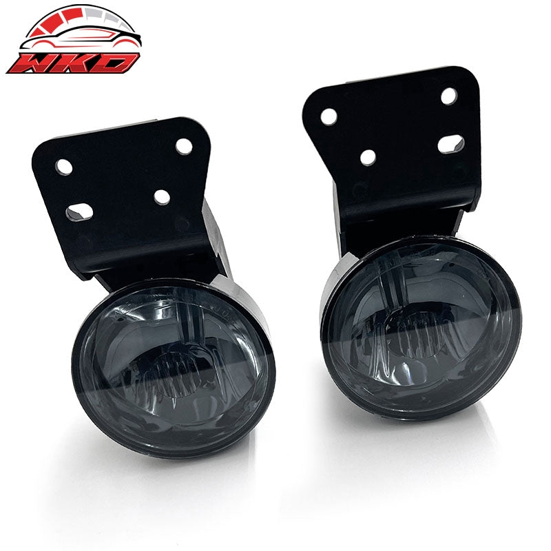 Fits 99-05 Pontiac Grand AM Front Bumper Fog Lights Lamps W/Wiring Smoke Lens