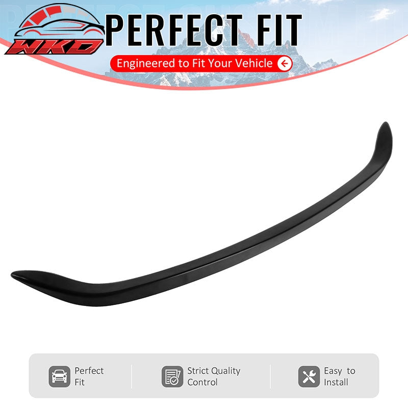Fits 23-25 Porsche 718 Boxster Rear Trunk Lid Spoiler Wing Lip ABS Primer Black