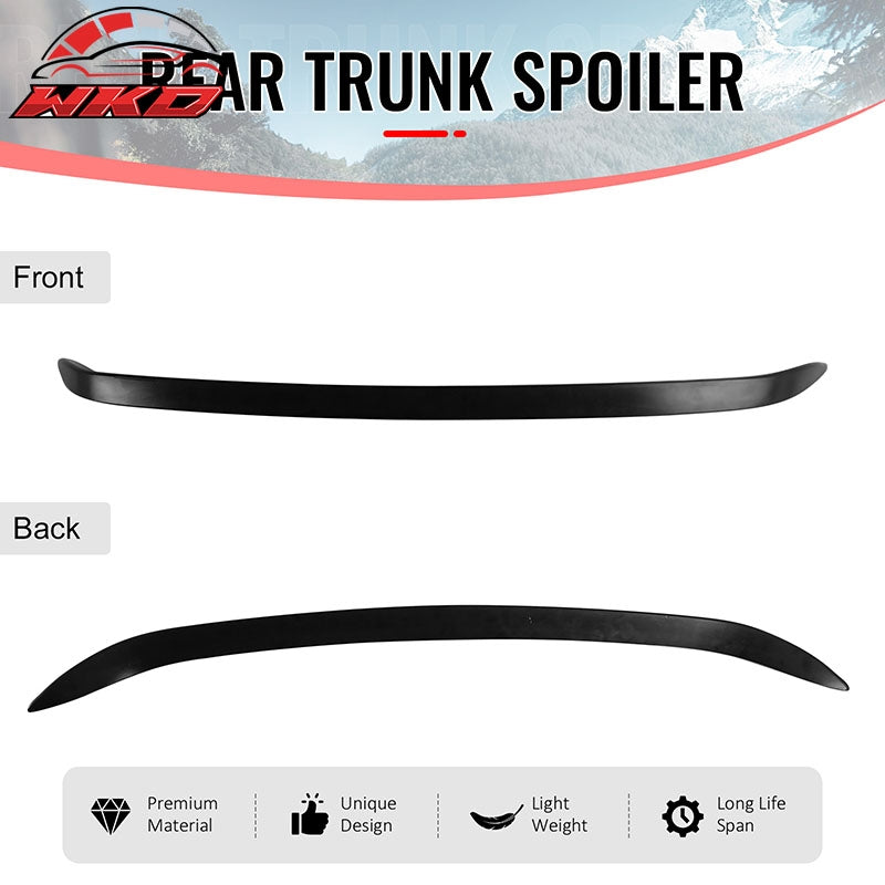 Fits 23-25 Porsche 718 Boxster Rear Trunk Lid Spoiler Wing Lip ABS Primer Black