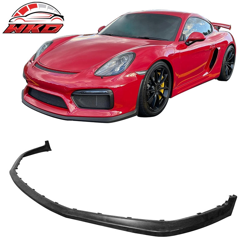 Wholesale 2016 Porsche 981 Cayman GT4 OE Style Front Bumper Lip Spoiler Unpainted PU