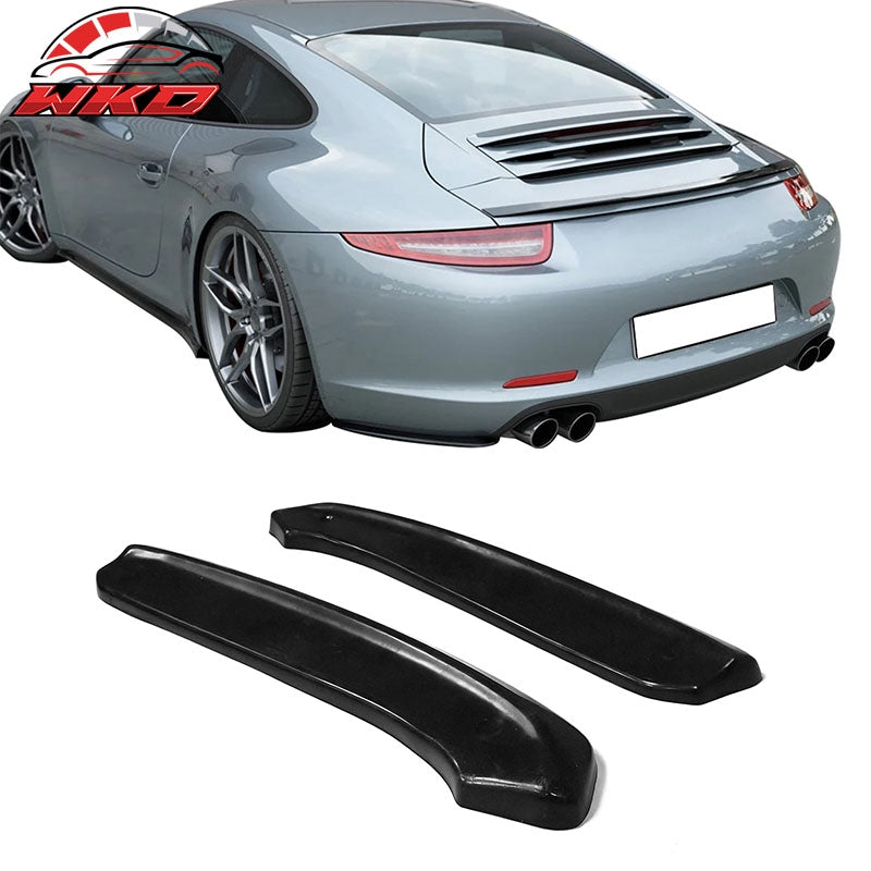 Wholesale 12-16 Porsche 991.1 911 MX Style Rear Bumper Aprons Splitters Unpainted PU - Wikond Auto